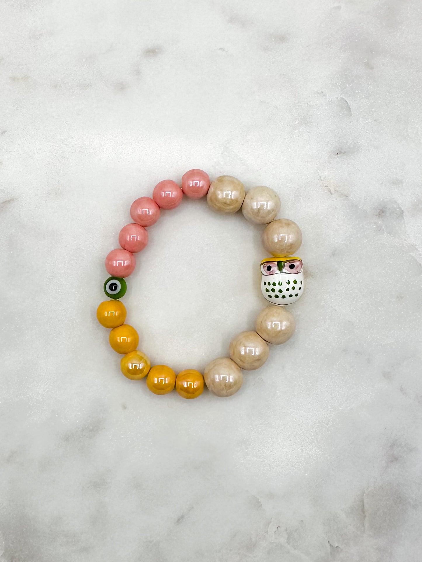 OLLI The Owl Bracelet - Yellow
