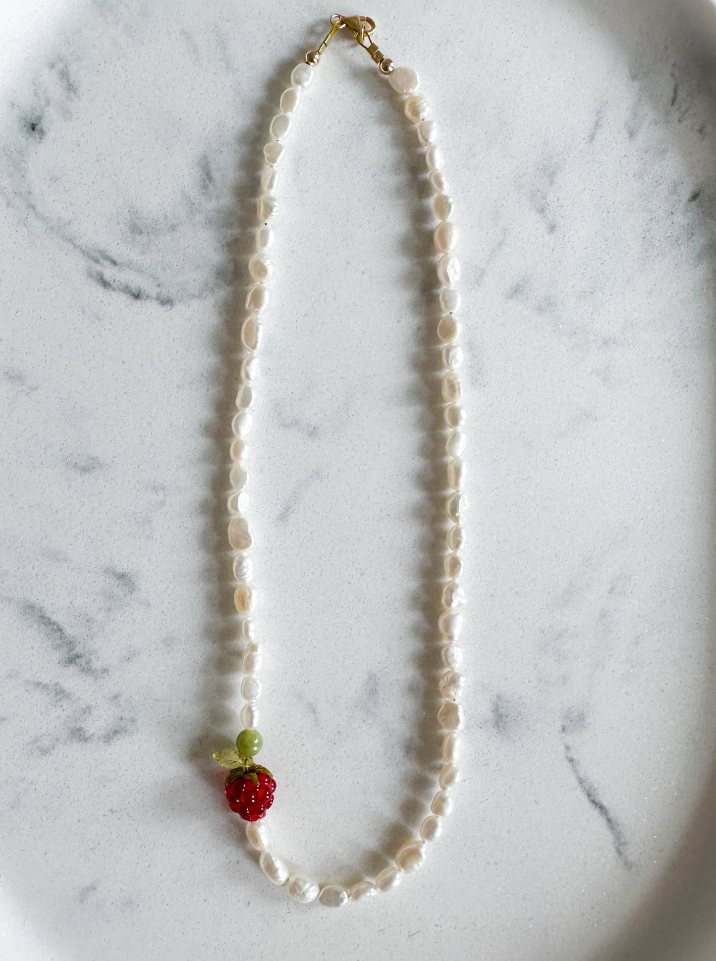 HIRAYA's Berry Pearly Necklace