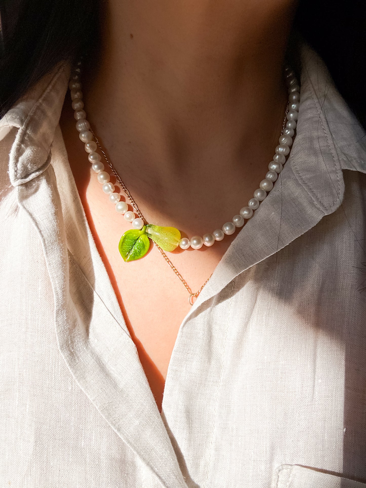 IRIS Pear Necklace