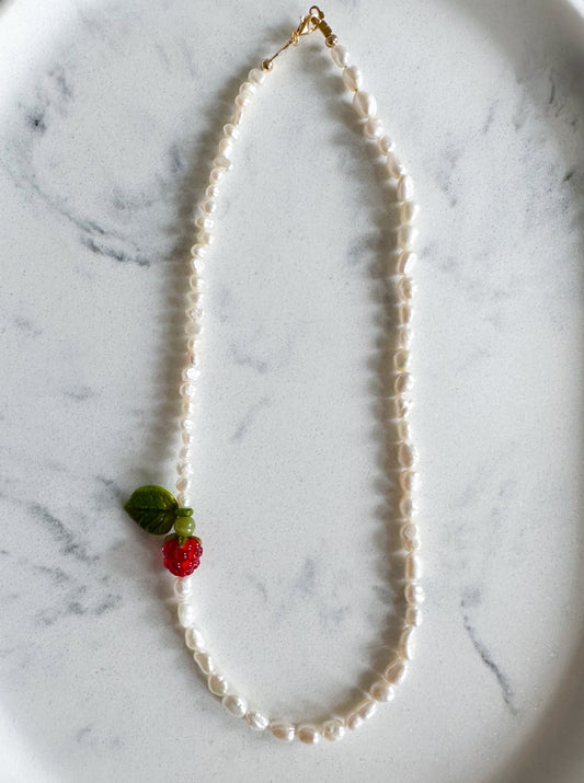 HIRAYA's Berry Pearly Necklace